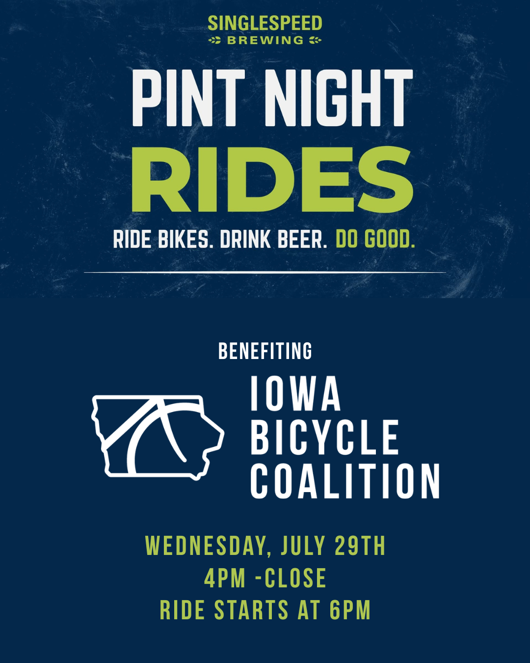 Pint Night Ride with SingleSpeed Brewing